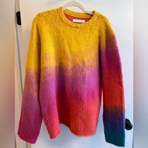 MNML Brushed Gradient Sweater - Multi, size - M